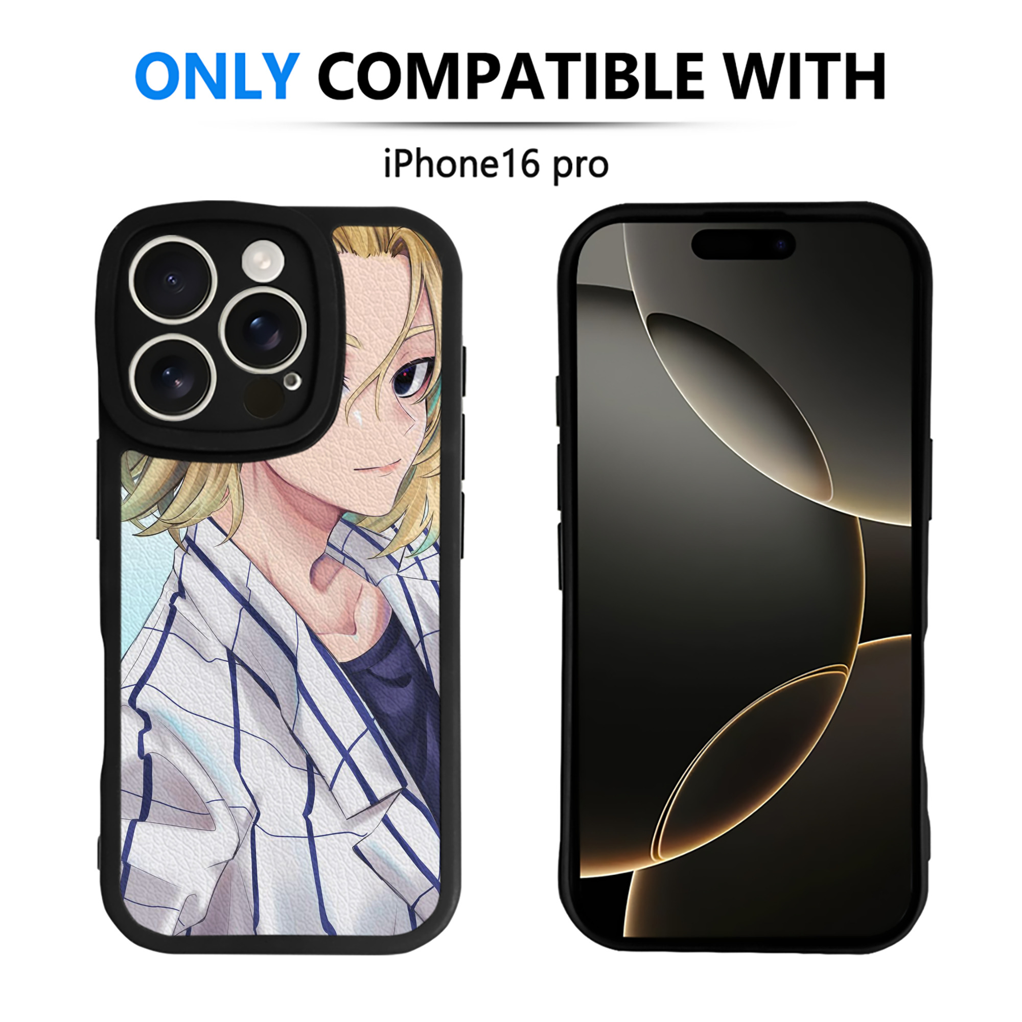 （画像用） 東京リベンジャーズ Tokyo Revengers 【iPhone 16シリーズ対応】シリコンスマホケース（レザー調） 材質：シリコン